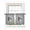 Gray, variant on Grey Moon Tier Curtains 24 Inch Length,Sheer Curtains for Bedroom Living Room Window Modern Abstract Minimalist Stars Artwork Rod Pocket Drapes Kitchen Curtains Small Half Window 27.5"x24" 2 Panels
