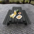 thumbnail image 5 of Highwood Hometown Picnic Table -Outdoor, Eco-friendly, Synthetic Wood, 5 of 6