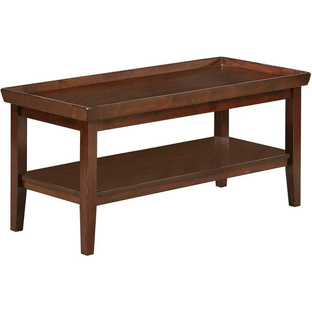 Ledgewood Coffee Shelf Table, Espresso