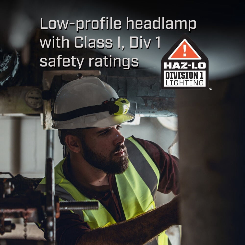 Endura Pro Haz-Lo Low Profile Multi Function Headlamp, Yellow