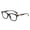 Black Frame Gold, variant on Hennt Classic Non-prescription Clear Lens Eyeglasses for Men andWomen Thick Square Frame Eyewear wuhaoyueshangmao