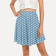 thumbnail image 6 of Skorts Skirts for Women Dressy Womens Classic Daily Elegant Casual Mini Skirt Elastic Waist Skirt, 6 of 6