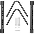 thumbnail image 3 of Adjustable Floor Bike Rack Sturdy Rust Single Bike Parking Rack Fits Up to 26 Inch Tires for Indoor Outdoor, 3 of 7
