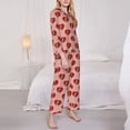thumbnail image 3 of Balery Basset hound dog with paw Conjunto de Pijama con Estampado para Mujer, Conjunto de Dos Piezas con Manga Larga, Ropa de Dormir Suave con Bolsillos, Pijamas Cómodos-Large, 3 of 7