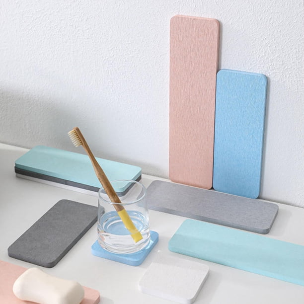 unbranded 2Ud Jabones Absorbentes Para Encimeras Con Fácil Limpieza Y Función Antideslizante En Colores Surtidos