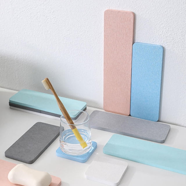 unbranded 2Ud Jabones Absorbentes Para Encimeras Con Fácil Limpieza Y Función Antideslizante En Colores Surtidos