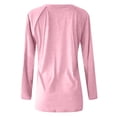 thumbnail image 3 of Puntoco Moda Mujer Casual Cuello en V Estampado de esqueleto Camiseta de manga larga Puntoco Puntoco-6877, 3 of 5