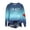 Blue, variant on Tunics Tops for Women Fall Relaxed Fit Crewneck Long Sleeve Rolled Off the Shoulder Curve Hem Graphic Leisure Cotton Pullover Sweatshirt(Black,S)