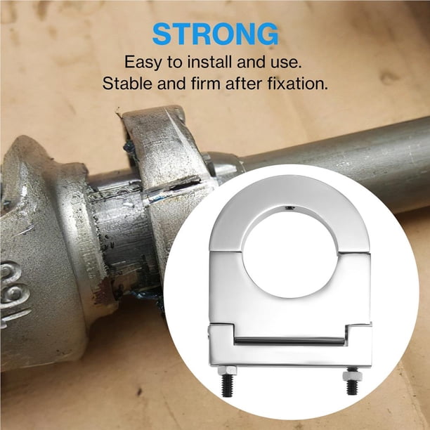 Caña De Dirección Universal De Aluminio Cromado 2.5" - Para Columna De Dirección, Estilo Street Rod
