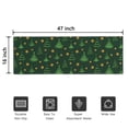 thumbnail image 5 of Dark Green Christmas Tree and Star Pattern Door Rugs,Washable Non Slip Door Mats Indoor,Decorative Door Mats,Entry Mat Indoor for Entrance,Bedroom,Kitchen,Bathroom,16"x47", 5 of 6