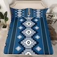 thumbnail image 2 of Castle Fairy Boys Girls Tribal Aztec 4pcs Bed Sheets,Bohemian Hippie King Sheets,Exotic Style Super Cozy Sheet Set,Luxury Bedroom Decor, 2 of 7