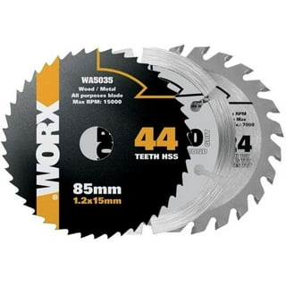 TCT 24T 4-1/2 4.5 inch Carbide Circular Saw Blade for Rockwell Rk3441k ,  Worx WX429L Compact Saw 9.5mm/ 3/8 arbor wood, plastic and composite  materials 