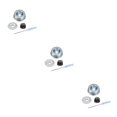 thumbnail image 4 of Riwesomey Cabezales de hoja de repuesto duraderos de 2 piezas - Acero Fácil de instalar Hojas de sierra triangulares Cuchillas de cortacésped Type1 NO1, 4 of 6