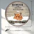 thumbnail image 2 of Hamster Bath Soap Wash Your Paws Vintage Round Tin Sign, Hamster Print, Hamster Bathtub Funny Bathroom Decor, Animal Wall Art, Love Hamster Gift, Housewarming Gift 12x12 Inches, 2 of 5