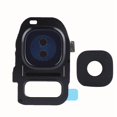 thumbnail image 1 of Lente de cámara de vidrio de repuesto para teléfono móvil + cubierta de marco para Samsung Galaxy S7/S7 Edge (negro), 1 of 8