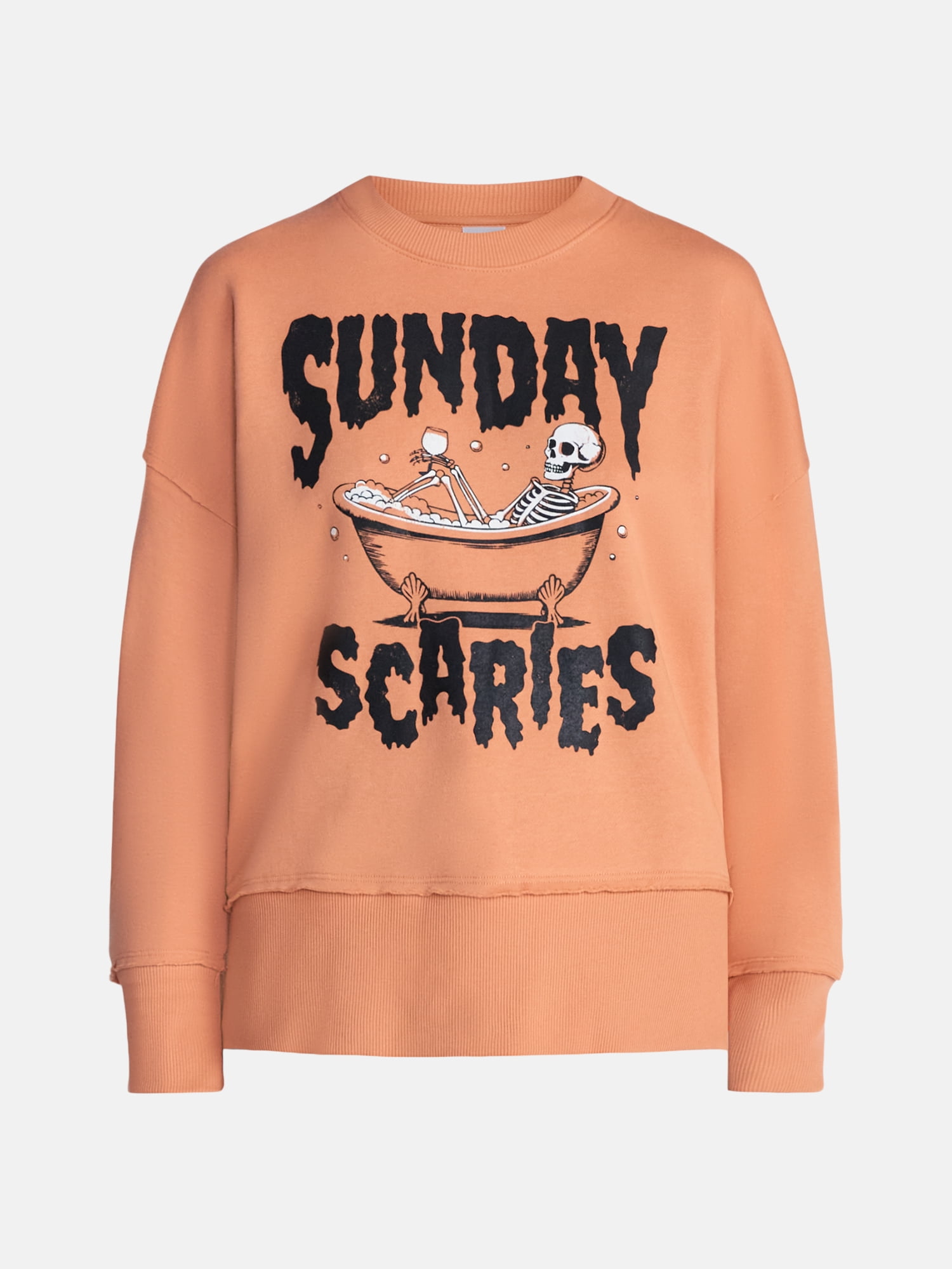 Women's Halloween Sunday Scaries Graphic Fleece from Way to Celebrate, Sizes S-4X