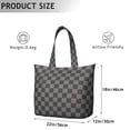 thumbnail image 4 of Classic Red and Black Buffalo Plaid Weekender Bag - Large Capacity, Durable Handles & Airline-Friendly Size for Working Professionals, 4 of 5