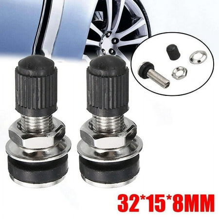 

Ana Valve Gas Nozzle 2pcs/set Accessories Bolt In Stem Compressed Copper Valve Replacement Tubeless Bicycle