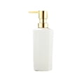thumbnail image 2 of Glass Soap Dispenser, 350ml Luxury Gold Refillable Pump Bottle, Hand Wash Dispenser, Glass Pump Bottle for Kitchen Bathroom Shampoo Lotion 7.48x2.52x2.52in, 2 of 6