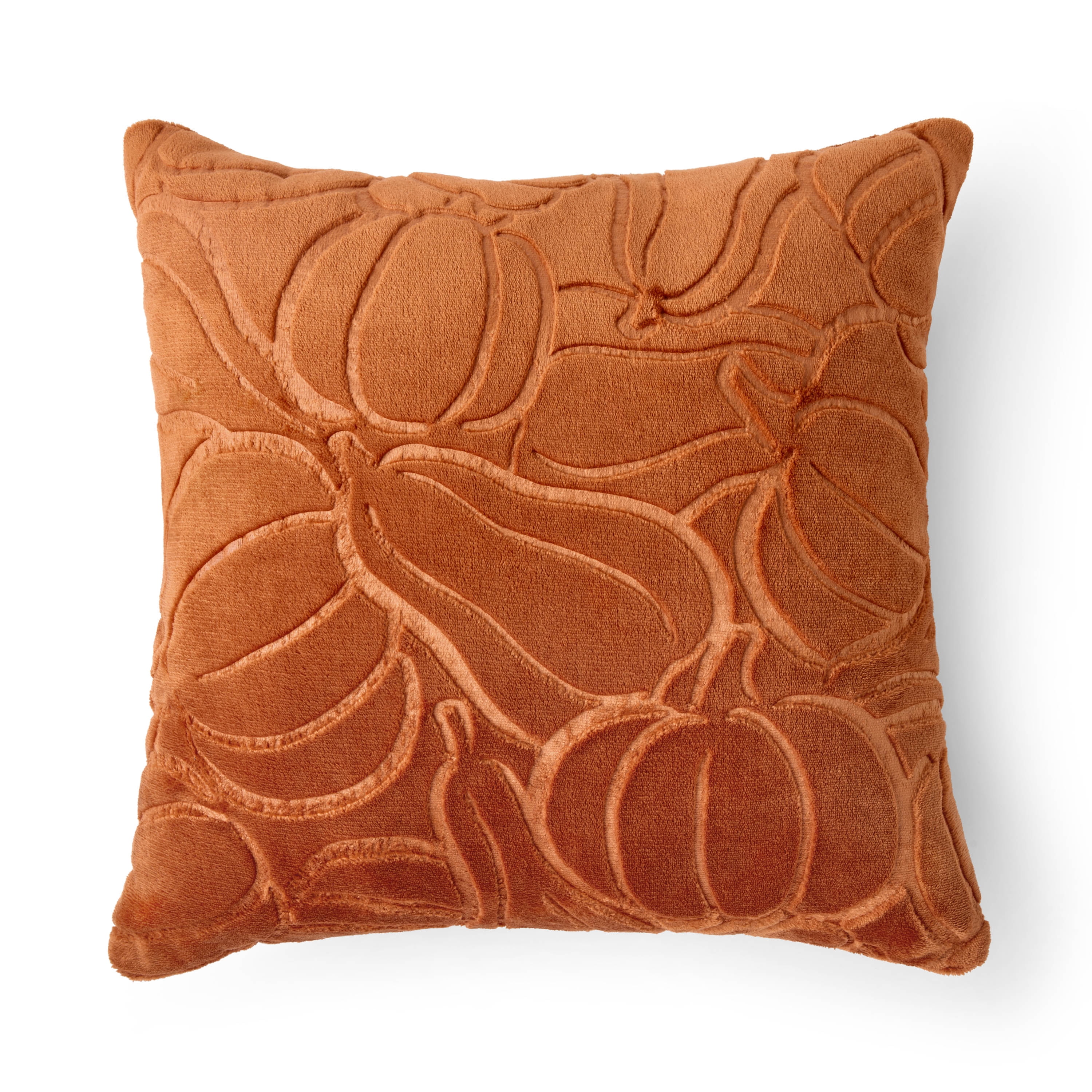 Way To Celebrate Harvest Pumpkins Decorative Pillow, 18 in x 18 in, Polyester