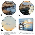 thumbnail image 3 of Designart "Reflecting on Sailing Boats III" Nautical & Beach Canvas Wall Art, 3 of 5