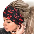 thumbnail image 3 of Mujeres Halloween Fitness Diadema Absorción de sudor Yoga Hair Band (Rojo) Likrtyny Para estrenar, 3 of 8