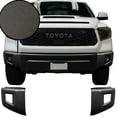thumbnail image 1 of Convient aux Toyota Tundra eCoological 2014-2021, Housse de Pare-Chocs DU0111 Bumper Shellz; Uni; avec Découpes de Phares Anti-Buée; Plastique ABS; Noir Texturé; Sans Trous pour Capteurs; Conçu Seulement pour Couvrir le Pare-Chocs Métallique OEM, 1 of 2