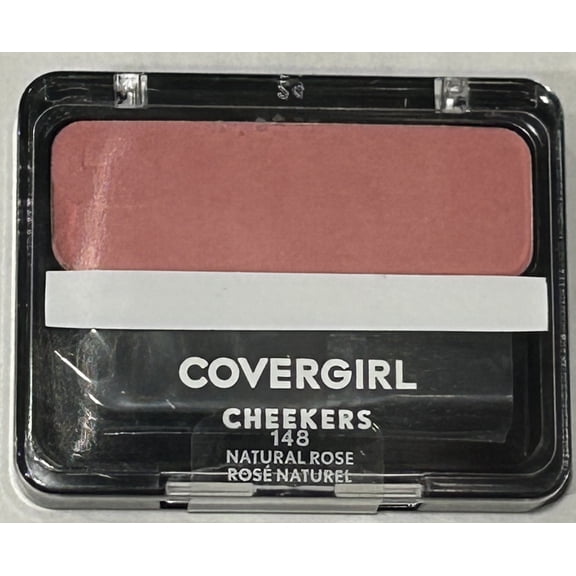 Covergirl Cheekers Blendable Powder Blush Natural Rose .12 oz (Pack of 10)