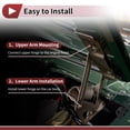thumbnail image 6 of Unique Bargains Hood Hinge Set for Toyota Highlander 2019-2024 - Left Side Of The Hood Bonnet Bracket 534200E250 Durable Iron Hood Hinge 1 pcs, 6 of 7
