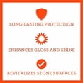 thumbnail image 2 of TriNova Granite Sealer & Protector Gallon Refill- Made in USA, Best Stone Polish, Protectant & Care Product - Easy Maintenance for Clean Countertop Surface, Marble, Tile 128 fl oz, 2 of 7