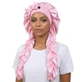 thumbnail image 2 of Satin Bonnet for Long Hair, Extra Large Silk Sleep Cap with Adjustable Fit, Hair Protection Sleeping Cap for Braids Dreadlocks Curly Hair, Soft Polyester Night Hair Wrap, 2 of 6
