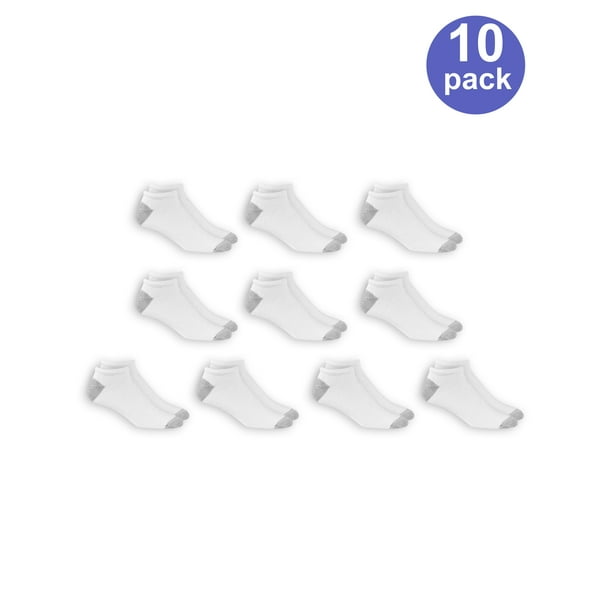 Athletic Works Men's No Show Socks 10 Pack