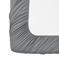 thumbnail image 5 of Sábana bajera ajustable Sweet Home Collection Twin Grey de microfibra, 5 of 5