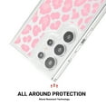 thumbnail image 5 of Mantto Case For Samsung Galaxy S22 Ultra Phone Case,Luxury Leopard Pattern Design Cases Soft Silicone Slim TPU Shockproof Protective Bumper Cover for Women Men, Pink, 5 of 8