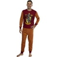 thumbnail image 1 of Harry Potter Pyjama Adulte en Coton Ajusté avec Blason de la Maison de Poudlard LG, 1 of 3