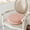 Pink, variant on HOARBOEG Round Solid Color Seat Cushion, 17.72*17.72in Soft Non-Slip Chair Cushions Premium Polyester Seat Pad for Office , All-Season Comfort