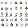 thumbnail image 2 of 20 Sets Mixed Setting Tray Pendant with 25MM Round Glass Cabochons Bronze Silver for Jewelry Making, 2 of 8