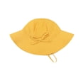 thumbnail image 5 of HAOTAGS Infant Toddler Bucket Hats, Solid Color Cotton Sun Cap Bowknot Adjustable Summer UV Protection Fisherman Hat Orange Size 1T, 5 of 9