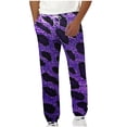 thumbnail image 2 of Runfenguu Men'S Pants Mens Sweatpants Men Print Fashion Casual With Pockets Elastic Waist Long Pants Sweatpants Trousers Motorcycle Pants, 2 of 4