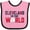 Pink and Black, variant on Inktastic Cleveland Vs. the World Blue and Red with Baseball Boys or Girls Baby Bib