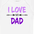 thumbnail image 4 of Inktastic I Love My Dad Fathers Day Boys or Girls Baby Bodysuit, 4 of 5