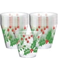 thumbnail image 2 of Holly Plastic Tumbler - 9 oz. | Multicolor | 40 Pcs., 2 of 2