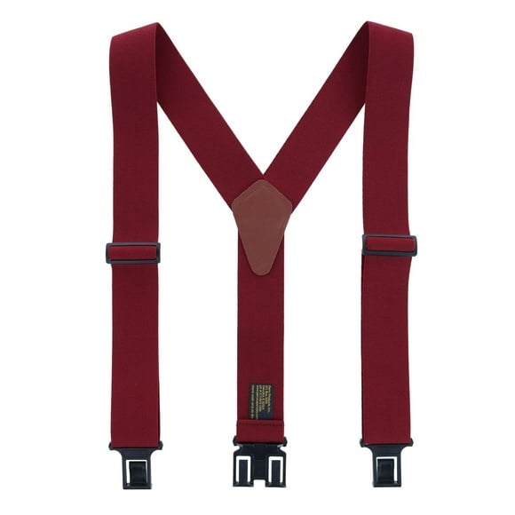 Perry Suspenders  Elastic 2 Inch Wide Hook End Suspenders (Tall Available)