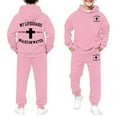 thumbnail image 4 of MuXiKeJi Clothes girls valentine outfit size 7,Toddler Girl Outfits Letter Print Soft Hoodie Pullover Tops Sweatsuit Pants Children Fall Winter Clothes, 4 of 4