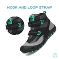 thumbnail image 4 of Zapatos de senderismo Mishansha para niños y niños, antideslizantes, para exteriores, negro/verde/gris, 4 of 6
