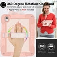 thumbnail image 3 of ELEHOLD Rugged Case for iPad Air 11 inch 2024/iPad Air 4th 5th Gen 3-Layer Hybrid Muti-Functional Case with 360° Rotating Kickstand Handstrap Crossbody Shoulder Strap Shockproof Case, Rosegold, 3 of 7