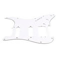 thumbnail image 2 of Electric Guitar Pickguard PVC Plastic Guard Scratch Board Front Plate Panel Cover Instrument Accessories White Pearl Color GSSH66, 2 of 8