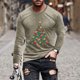 thumbnail image 1 of Blusas y camisas de manga larga y cuello redondo para hombre, camisetas casuales con estampado de moda y cuello redondo, blusas de licra de manga corta para hombre., 1 of 5