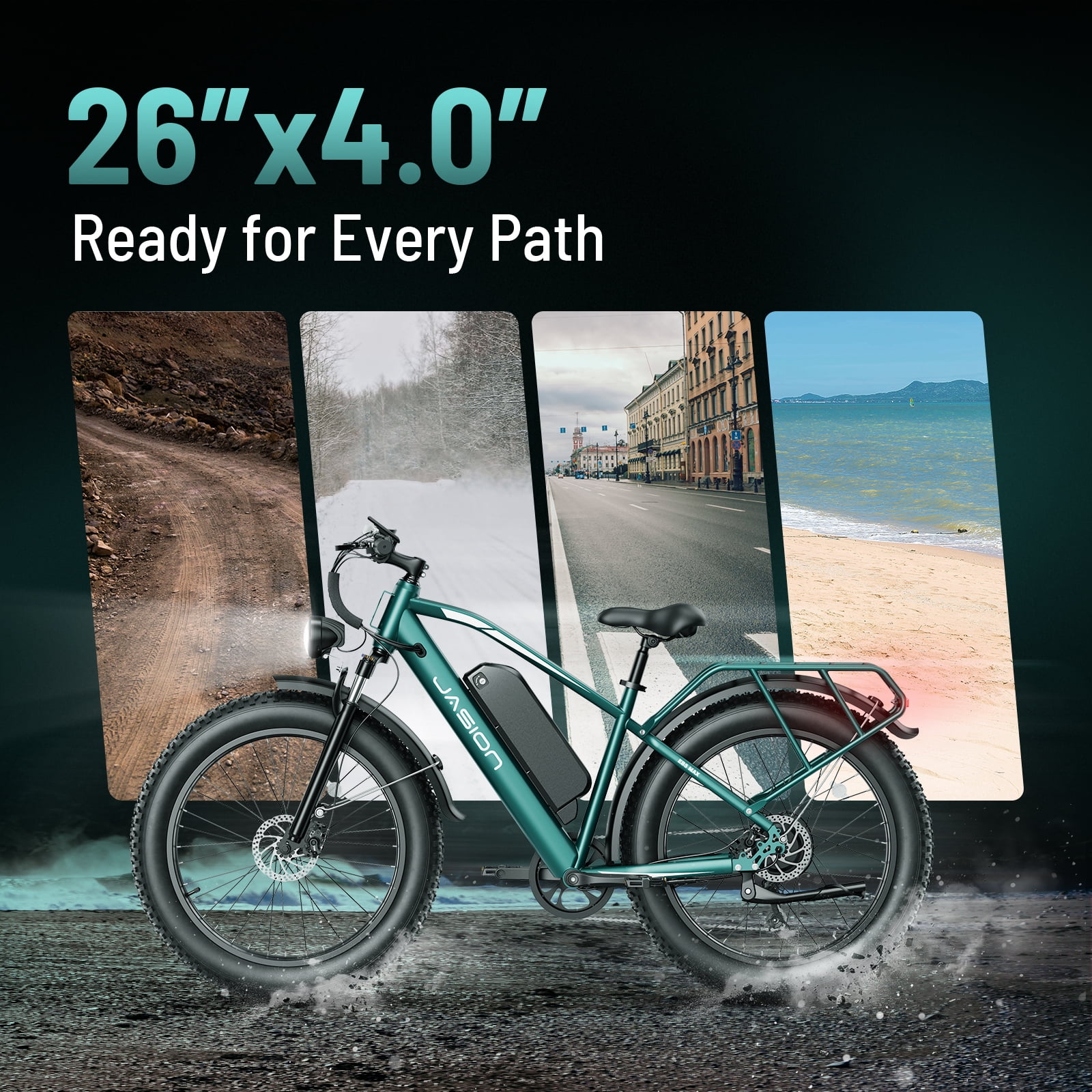 Jasion EB5 MAX Electric Bike for Adults, UL2849