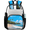 Multicolor 2, variant on Tropical Palm Trees Clear Backpack for Stadium Events, Transparent Backpacks See Through Plastic Bag for Concerts & Work, Beach Coastal